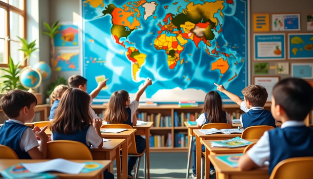 explorez la géographie en cm1 : aidez votre enfant à comprendre les paysages et les territoires à travers des activités ludiques et des explications claires adaptées à son niveau.